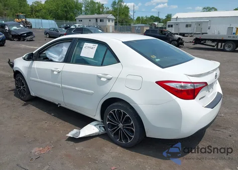2014 Toyota Corolla S Plus from USA, damaged, VIN 2T1BURHE9EC226536